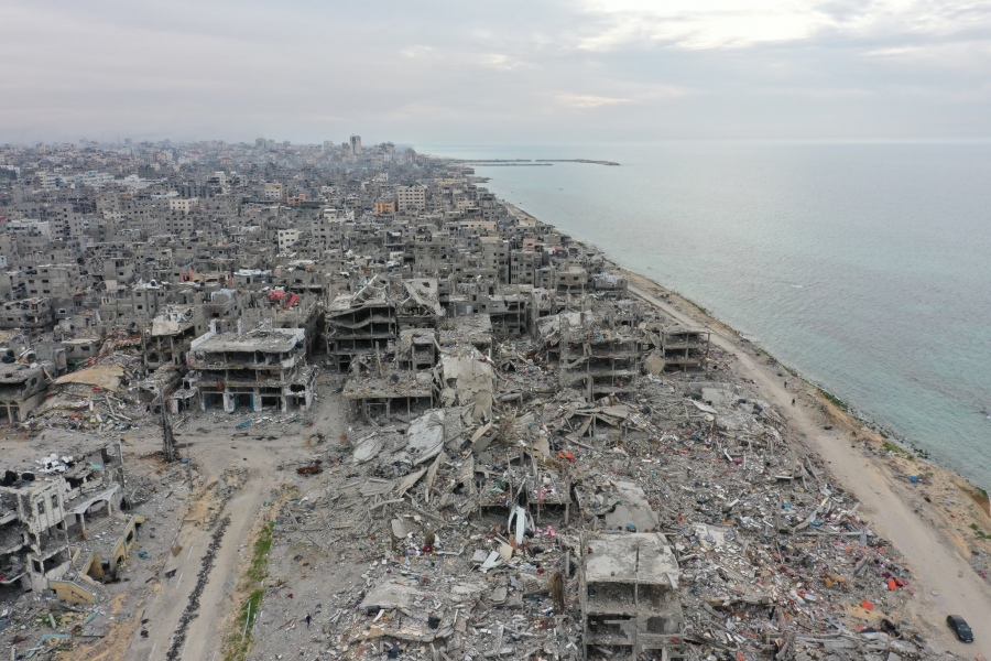 UNRWA: Συγκλονίζει η φωτογραφία που απεικονίζει την ισοπέδωση της Λωρίδας της Γάζας – Δεν υπάρχουν λόγια