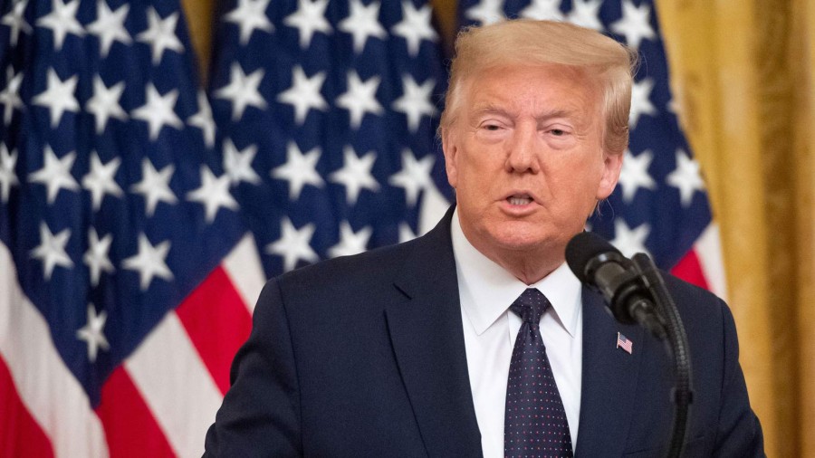 Trump: Η ανάκαμψη των ΗΠΑ είναι σχήματος super V - Απείλησε να αποδεσμεύσει την αμερικανική από την κινεζική οικονομία