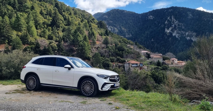 Στην ορεινή Λακωνία με τη Mercedes GLC 220 d