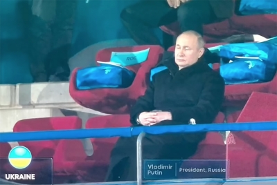 Χειμερινοί Ολυμπιακοί Αγώνες: Ο Putin κοιμήθηκε την ώρα που έμπαιναν στο στάδιο οι αθλητές της Ουκρανίας