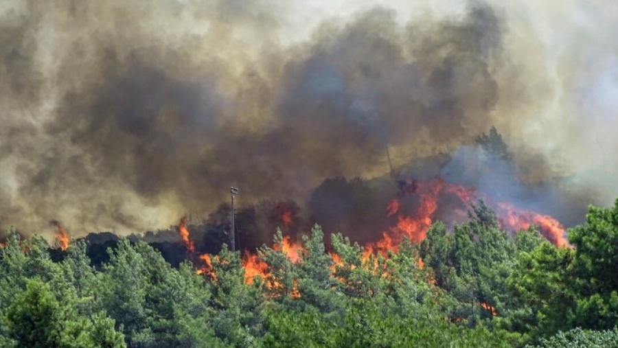 Μαίνεται η φωτιά στον Πύργο - Προληπτική εκκένωση του χωριού Σπιάντζα