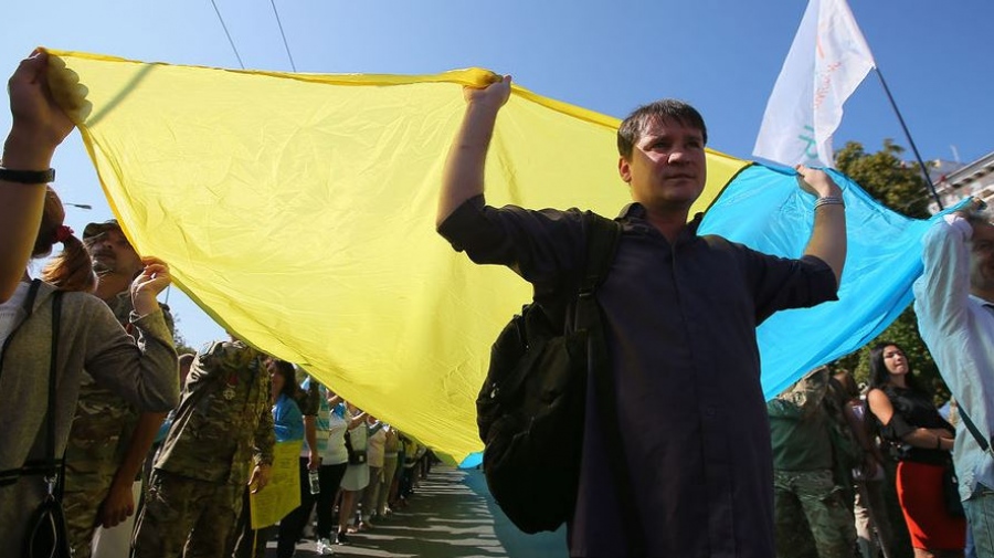 Τρίζει συθέμελα το καθεστώς Zelensky - Συγκέντρωση διαμαρτυρίας βετεράνων και πολιτών στο Κίεβο