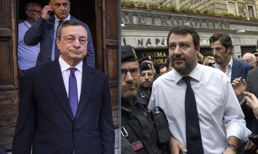 Ιταλία: «Ασπίδα» Salvini σε Draghi – «Θα υπερασπιστεί τα συμφέροντα της Ιταλία στην ΕΕ»