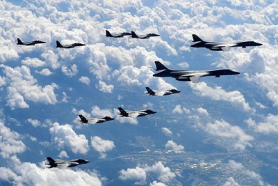 Προσομοίωση πολέμου των ΗΠΑ με τη Β. Κορέα - Στρατιωτική άσκηση με 230 αεροσκάφη