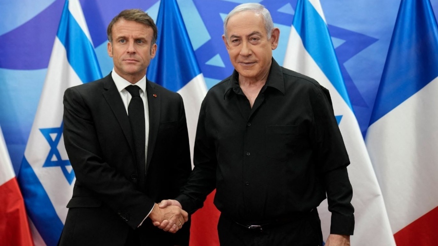 Macron σε Netanyahu: Να αποφευχθεί η κλιμάκωση της βίας στη Μέση Ανατολή - «Όχι» σε επίθεση στη Rafah 