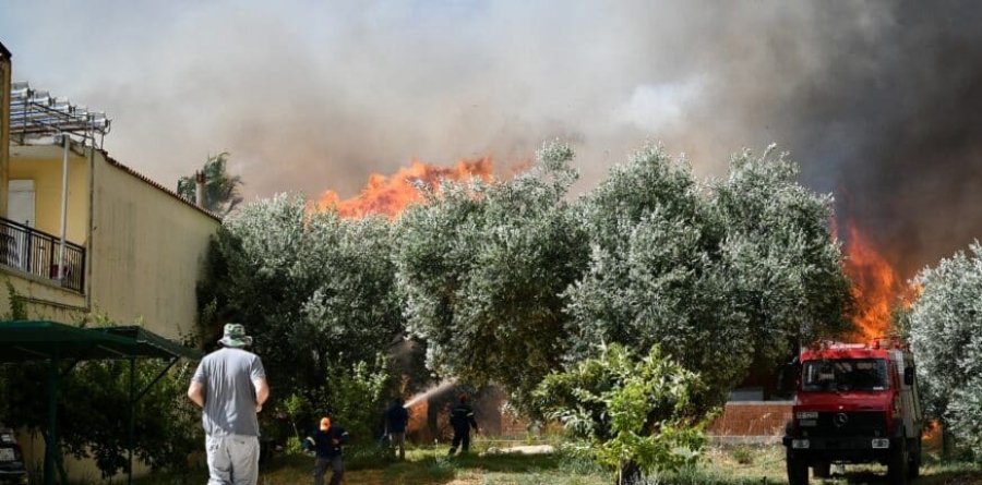 Ηλεία: Σε έκταση 20 χιλιομέτρων το πύρινο μέτωπο στα Κρέστενα