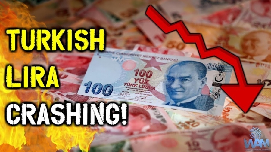 Βουτιά 16% για την τουρκική λίρα, μετά τη νέα αλλαγή στην Κεντρική Τράπεζα - Έφτασε στις 8,4 ανά δολάριο