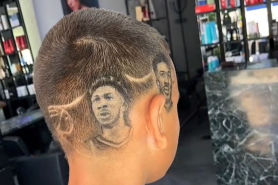 Απίστευτο κούρεμα πιτσιρικά επί 9 ώρες: Έκανε σχέδιο με τα αδέρφια Αντετοκούνμπο στο κεφάλι του! (video)