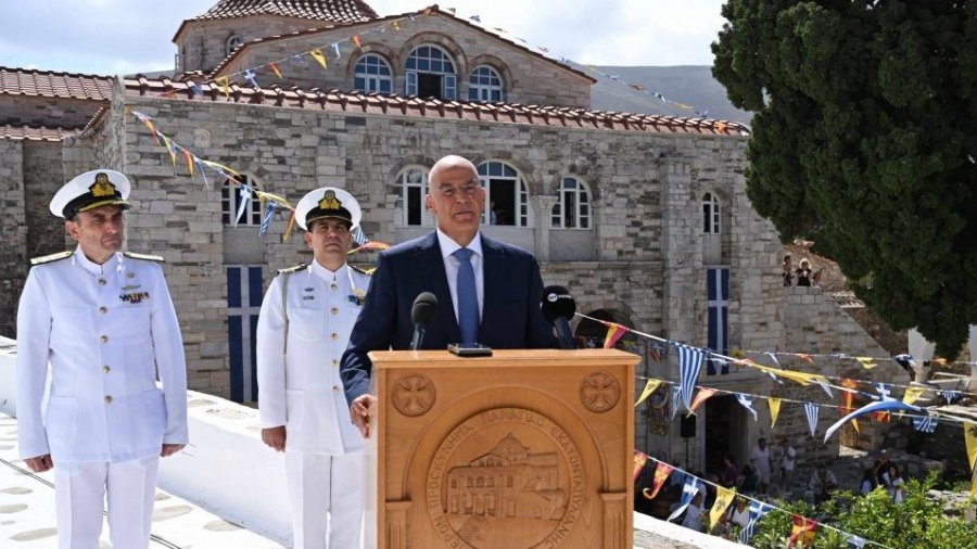 Δένδιας: Οι κανόνες του Διεθνούς Δικαίου δεν είναι κείμενο κενό περιεχομένου - Αυταρχικές απόψεις προσπαθούν να αλλάξουν αυτό το κεκτημένο