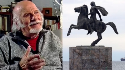 Έφυγε από τη ζωή ο Ευάγγελος Μουστάκας, ο γλύπτης του αγάλματος του Μεγάλου Αλεξάνδρου στη Νέα Παραλία Θεσσαλονίκης