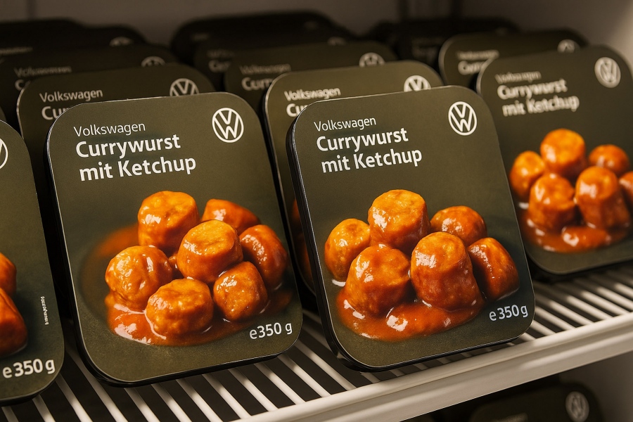 Η VW φέρνει το εργοστασιακό Currywurst στα ράφια των σούπερ μάρκετ