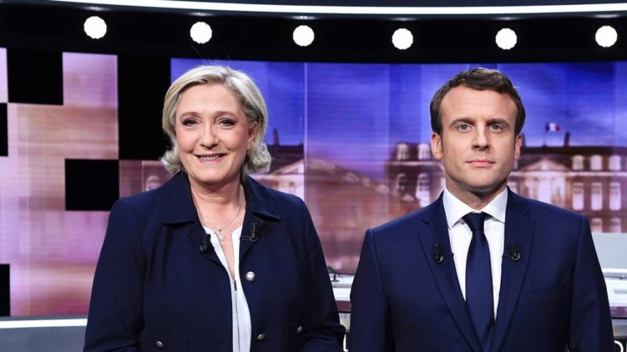 Γαλλία - Δημοσκοπήσεις: Οριακή νίκη της Le Pen με διαφορά έως 2% έναντι του Macron στις ευρωεκλογές 26/5