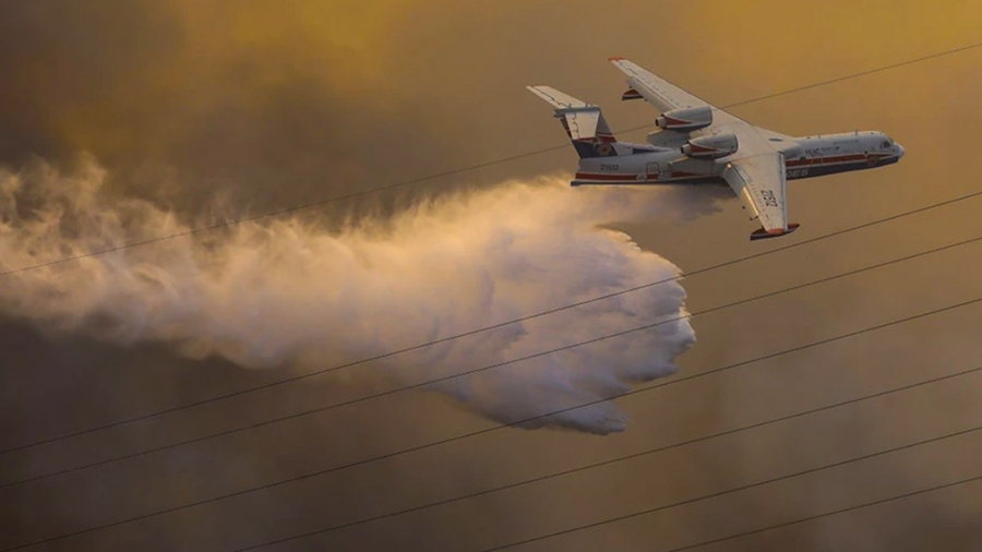 Σοβαρό πλήγμα στο έργο της Πυροσβεστικής - Μηχανική βλάβη στο ρωσικό Beriev