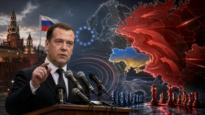 Βόμβες Medvedev - Ολοταχώς οδεύουμε στην νίκη με επέκταση των ρωσικών εδαφών - Σκληρές δηλώσεις για Ουκρανία, ΕΕ