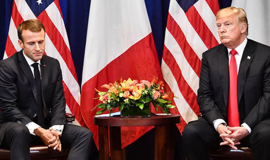 Επίθεση Trump σε Macron μέσω Twitter: Η Ευρώπη να πληρώσει αυτά που χρωστά στο NATO