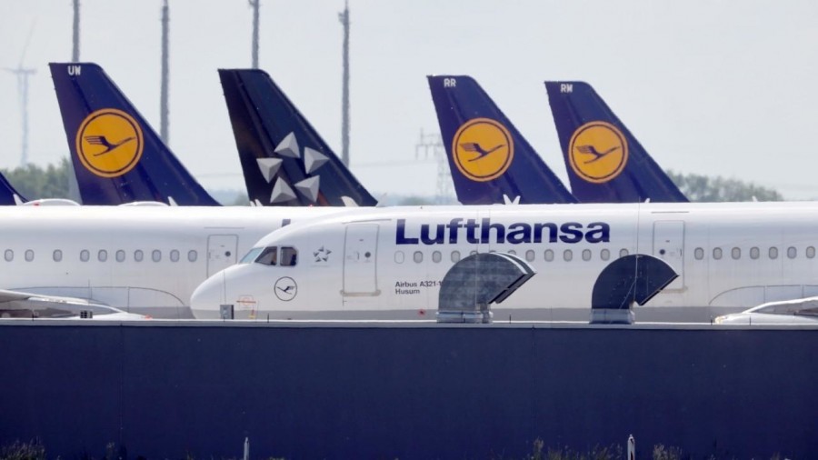 Η Lufthansa καθηλώνει στο έδαφος ακόμη περισσότερα αεροσκάφη, λόγω πανδημίας