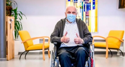 Απεβίωσε ο πρώτος Βέλγος που είχε εμβολιαστεί κατά του Covid - 19