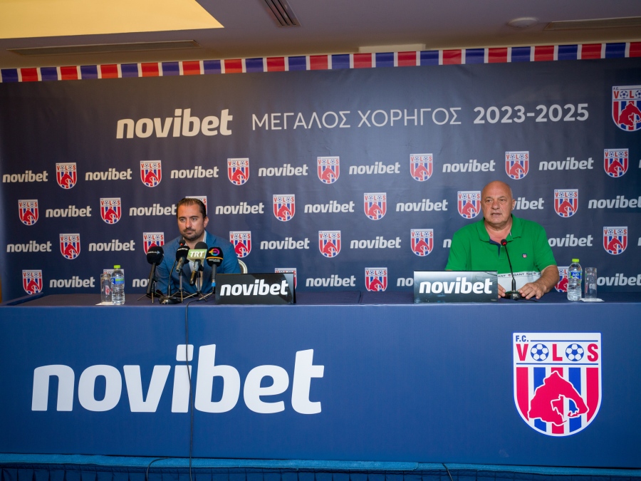 Η Novibet ο νέος Μεγάλος Χορηγός της ΠΑΕ Βόλος για την επόμενη διετία
