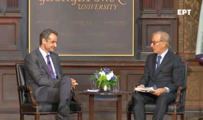 Μητσοτάκης σε Georgetown University: Απαράδεκτο μια χώρα του ΝΑΤΟ να παραβιάζει τον εναέριο χώρο μιας συμμάχου