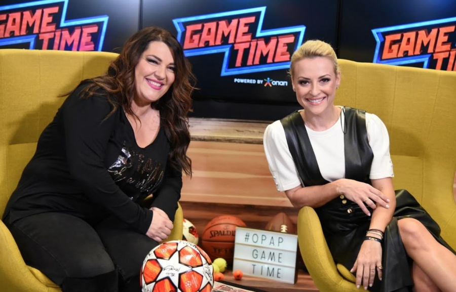 Η Κατερίνα Ζαρίφη παίζει μεγάλη μπάλα στο Game Time του ΟΠΑΠ