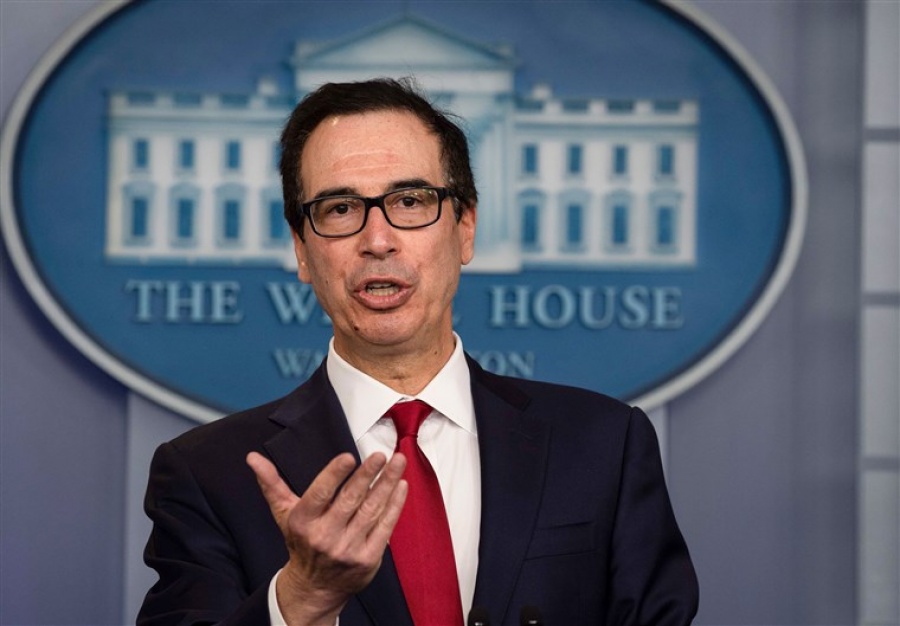 Mnuchin (ΥΠΟΙΚ ΗΠΑ): Ο Trump θα υπογράψει το νομοσχέδιο των 2 τρις δολαρίων, εάν περάσει από Βουλή και Γερουσία