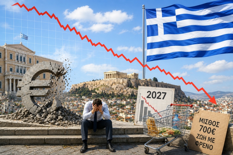 Σοκ από το Ινστιτούτο Levy: Ανάπτυξη με φρέντο και μισθούς πείνας δεν γίνεται – Το 2027 έρχεται νέα, μεγάλη κρίση στην Ελλάδα