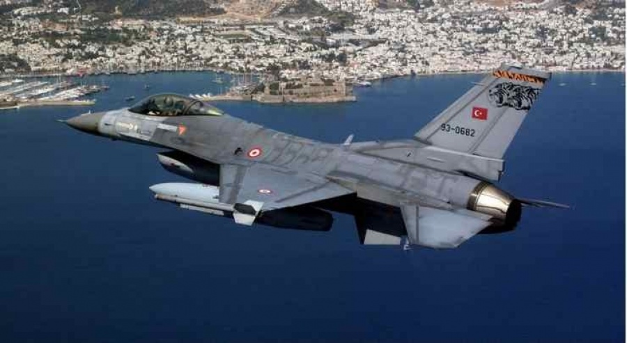 Δύο τουρκικά F 16 πέταξαν πάνω από τις Οινούσες και την Παναγιά