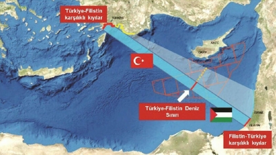 Η Τουρκία θέλει ΑΟΖ με Παλαιστίνη - Yeni Safak: «Χαλάμε το παιχνίδι της Ελλάδας»