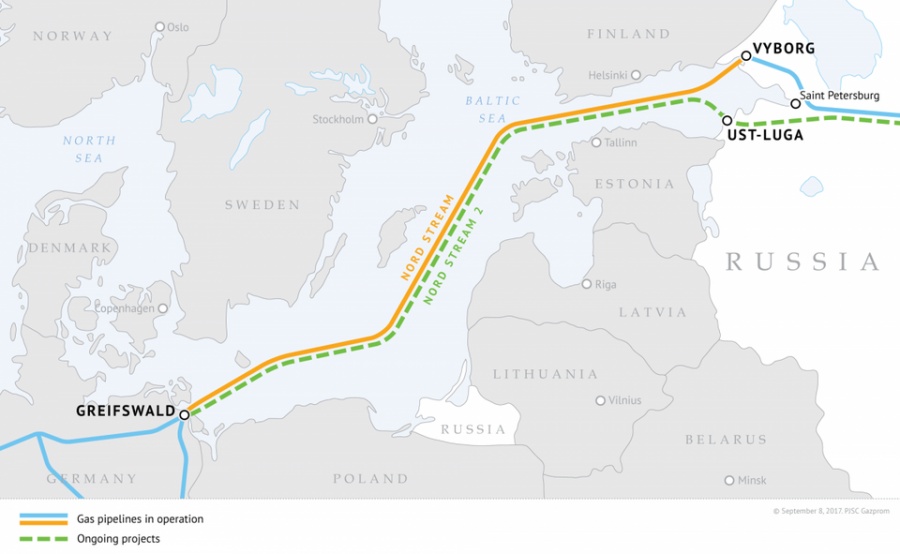 Gazprom: Ο Nord Stream 2 θα καθυστερήσει λόγω Δανίας για 8 μήνες - Στα 660 εκατ. ευρώ το κόστος επιβάρυνσης