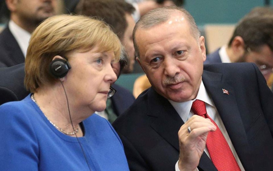 Τηλεδιάσκεψη Erdogan με Merkel και Michel στις 22/9 ενόψει Συνόδου Κορυφής