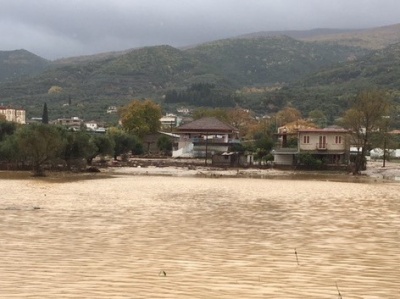 Σωρεία προβλημάτων σε Αιτωλοακαρνανία και Ιωάννινα λόγω των έντονων βροχοπτώσεων