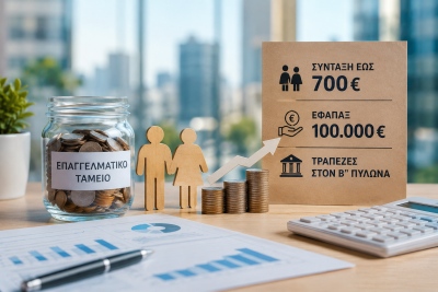 Μεγάλη ανατροπή: Σύνταξη έως 700 ευρώ από τα επαγγελματικά Ταμεία, εφάπαξ 100.000 ευρώ και τράπεζες στον β’ πυλώνα