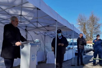 Eνισχύεται η Πολιτική Προστασία της Περιφέρειας Ηπείρου - Ο Χρ. Στυλιανίδης παρέδωσε 29 νέα 4Χ4 οχήματα