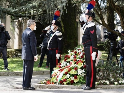 Στο Μπέργκαμο ο Draghi: Οι ασθενέστεροι δεν θα μείνουν ποτέ πια απροστάτευτοι