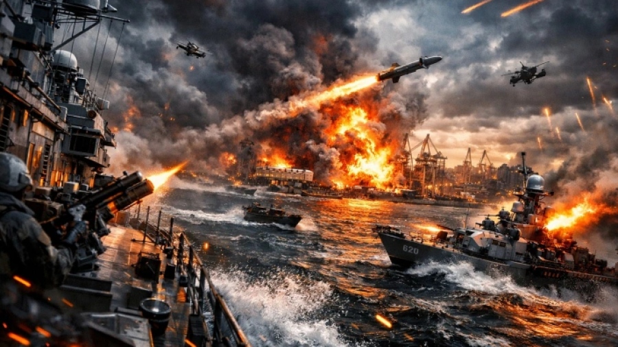 Κόλαση στην Ουκρανία: Ο «Μαύρος Στόλος» του Zelensky βυθίστηκε στην Οδησσό - Στις φλόγες νατοϊκά φορτία