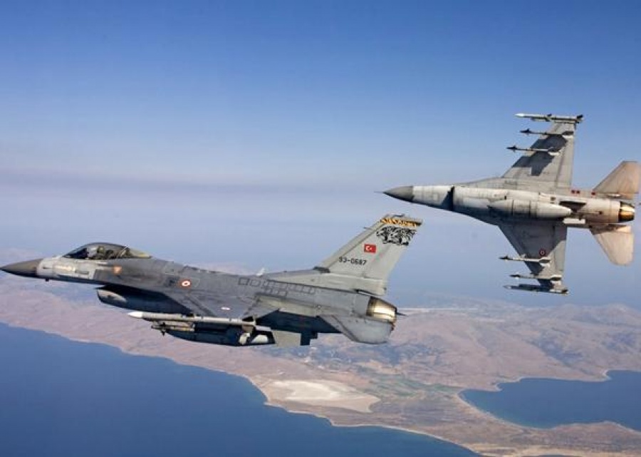 Πάνω από 50 παραβιάσεις από τουρκικά F-16 στο Αιγαίο