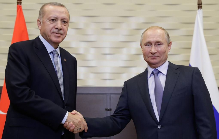 Putin: Χάρη στη μεσολάβηση Erdogan υπήρξε πρόοδος στο θέμα της μεταφοράς δημητριακών από την Ουκρανία