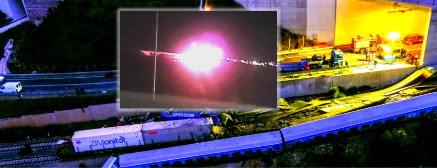 «Το μανιτάρι φωτιάς μετά τη σύγκρουση στα Τέμπη οφείλεται σε ηλεκτρικό τόξο» - Πώς καταρρίπτει τις... θεωρίες συνωμοσίες