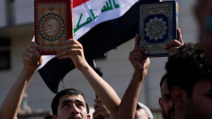 Απειλές Ιράκ σε Σουηδία: Διπλωματικές σχέσεις τέλος εάν καεί ξανά το Κοράνι - Πυρπόλησαν την πρεσβεία
