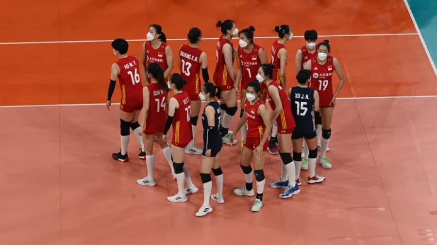 Κίνα: Η Εθνική ομάδα βόλεϊ Γυναικών αναγκάστηκε να δώσει αγώνα με μάσκες Ν95