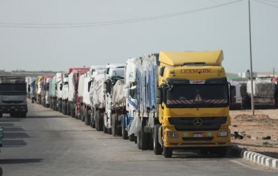 Ανασαίνει η Γάζα - 400 φορτηγά με ανθρωπιστική βοήθεια εισήλθαν από το πέρασμα της Rafah