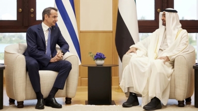 Κοινή δήλωση ηγετών Ελλάδας-ΗΑΕ: Αμοιβαία πρωτοβουλία  για επενδύσεις 4 δισ. ευρώ στην ελληνική οικονομία