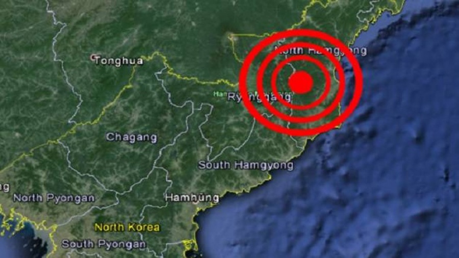 Κίνα: Μικροσεισμός που ενδεχομένως να οφείλεται σε έκρηξη στα σύνορα με τη Βόρεια Κορέα