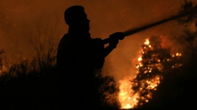 Φωτιά στην περιοχή Παλαιοβαρβάσαινα Ηλείας