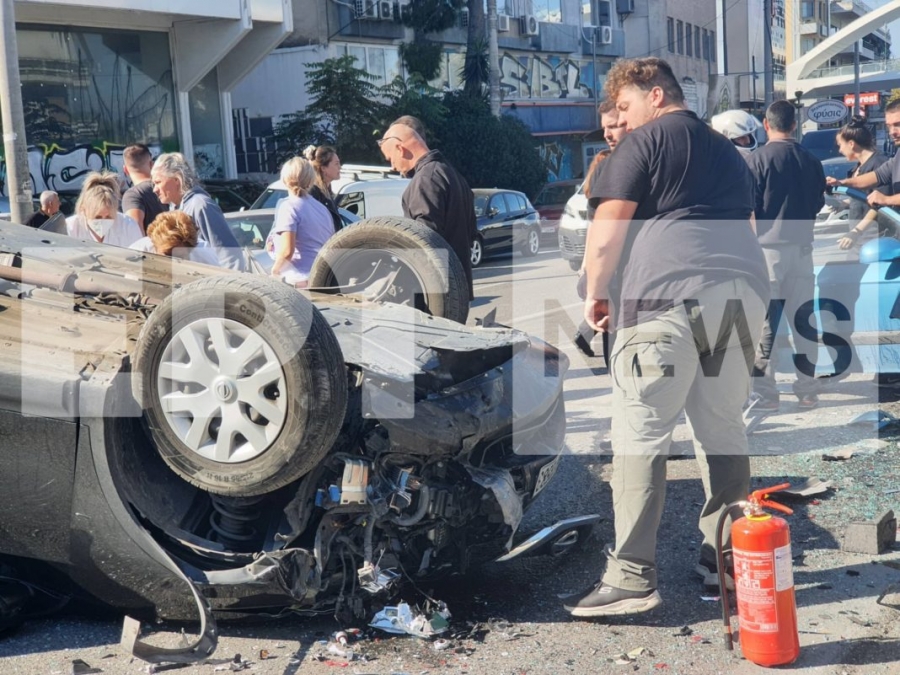 Σοβαρό τροχαίο στην άνοδο της Μεσογείων