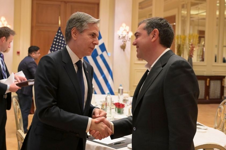 Tσίπρας σε Blinken: Οι ΗΠΑ να στηρίξουν το διάλογο με την Τουρκία με δύο σαφείς κόκκινες γραμμές