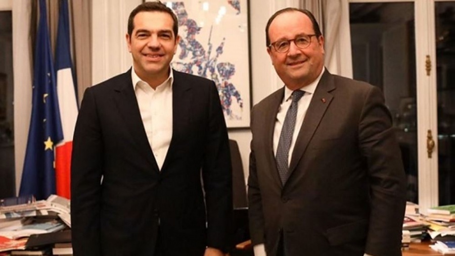 Τσίπρας - Hollande συζήτησαν για το προσφυγικό, την Ευρωζώνη και την Αριστερά στην Ευρώπη