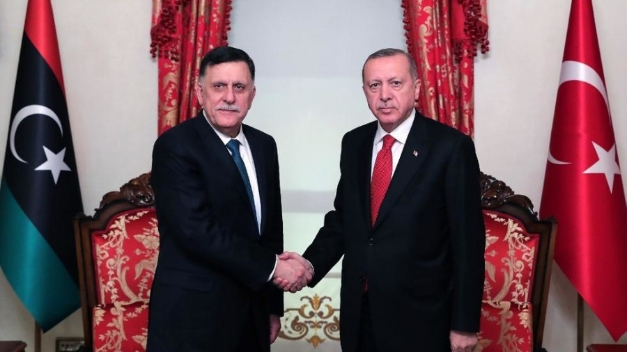 Αιφνίδια συνάντηση Sarraj - Erdogan στην Κωνσταντινούπολη