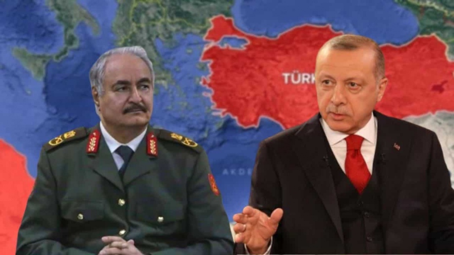 Εθνική ταπείνωση. Ο Haftar δίνει άδεια στον Erdogan για έρευνες μεταξύ Κρήτης και Λιβύης. Ακραίος κίνδυνος για επεισόδιο.