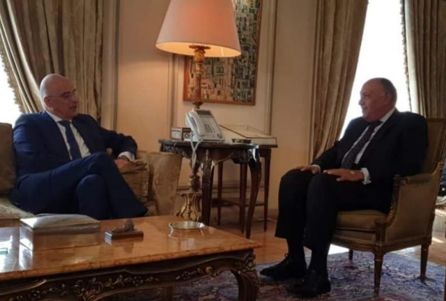 Στο Κάιρο ο Δένδιας – Συνάντηση με Shoukry για τις εξελίξεις στην ανατ. Μεσόγειο και το μνημόνιο Τουρκίας - Λιβύης
